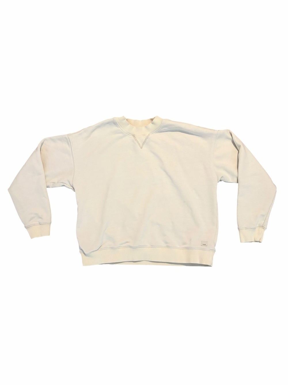Vuori Sedona Weekender Crew Cream Beige Sweatshirt XS